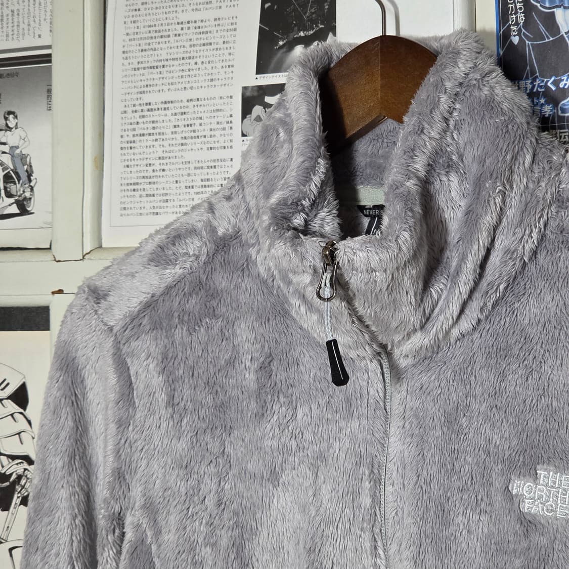 노스페이스 실버 그레이 플리스 집업 상품이미지3