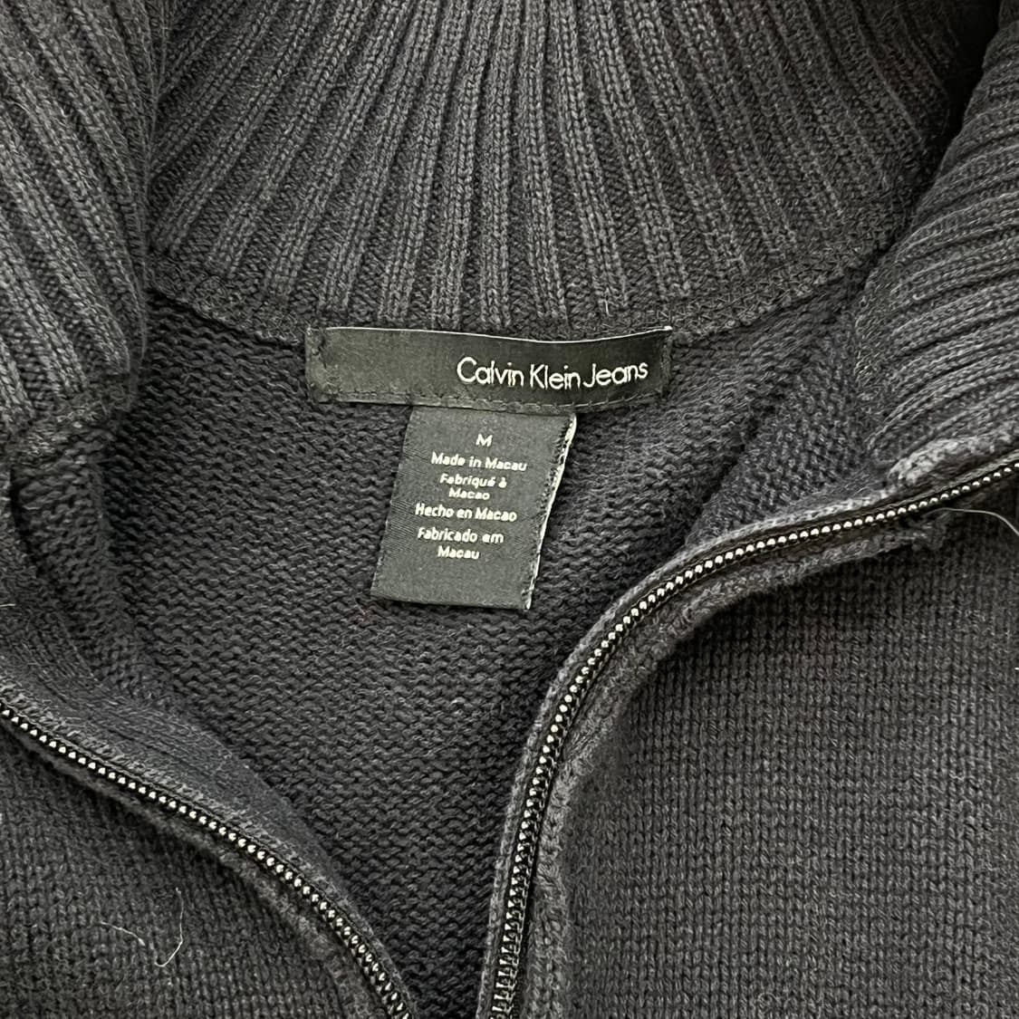 캘빈클라인 니트집업 r2433 상품이미지5