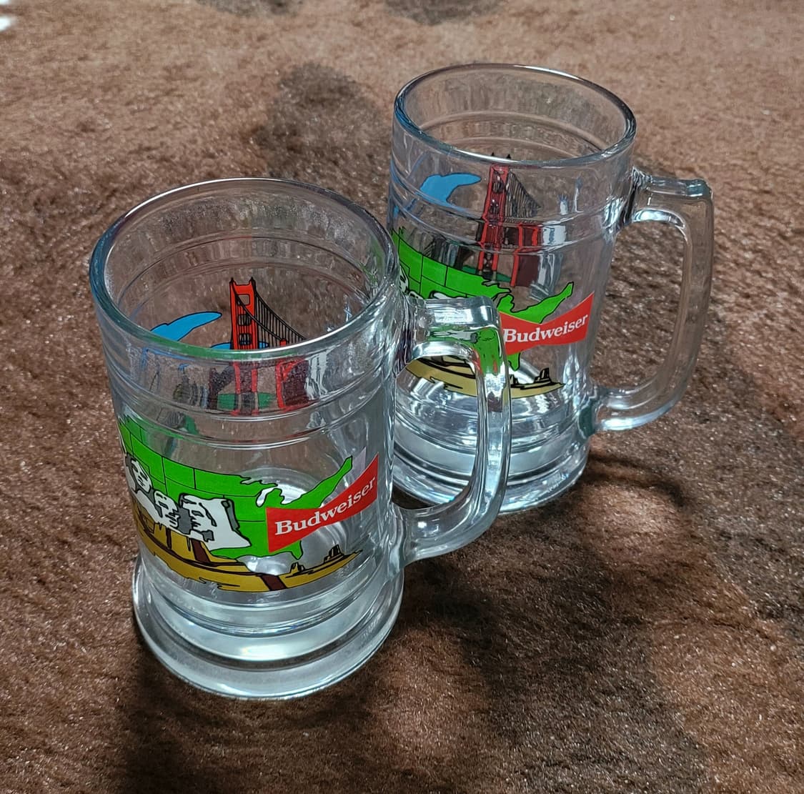 미국 상징물  Budweiser 맥주잔 셋트(2개) 상품이미지3