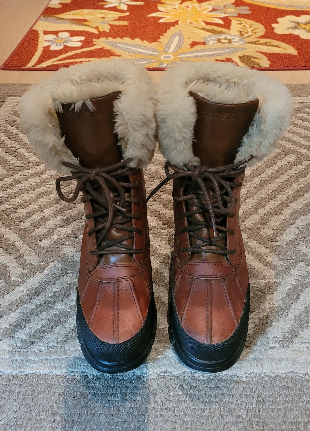 폴로 랄프로렌 여성 가죽 부츠 (6.5B) 상품이미지1