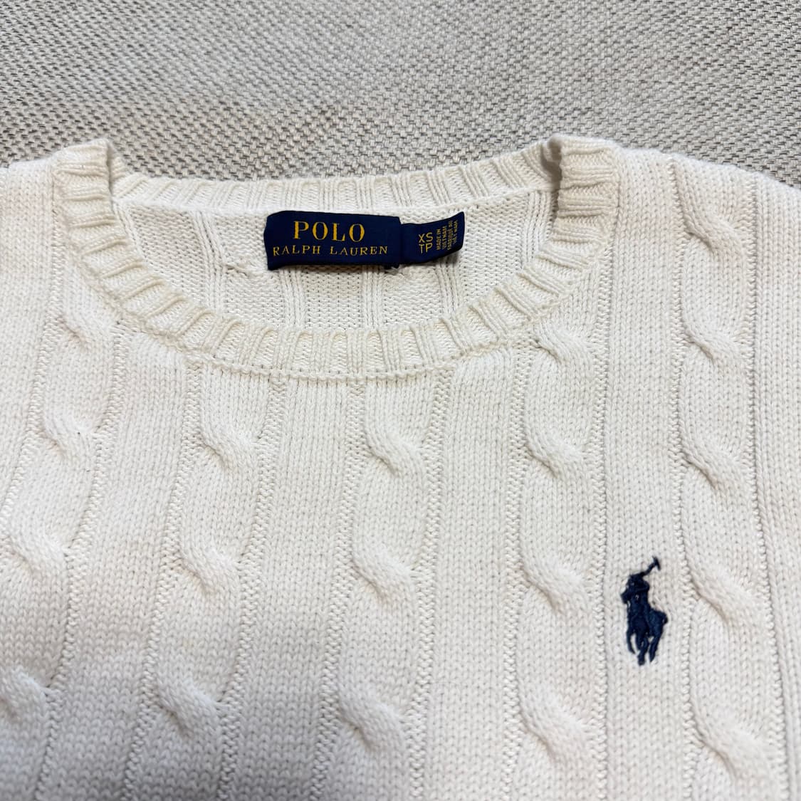 폴로 랄프로렌 라운드 케이블 니트 상품이미지2