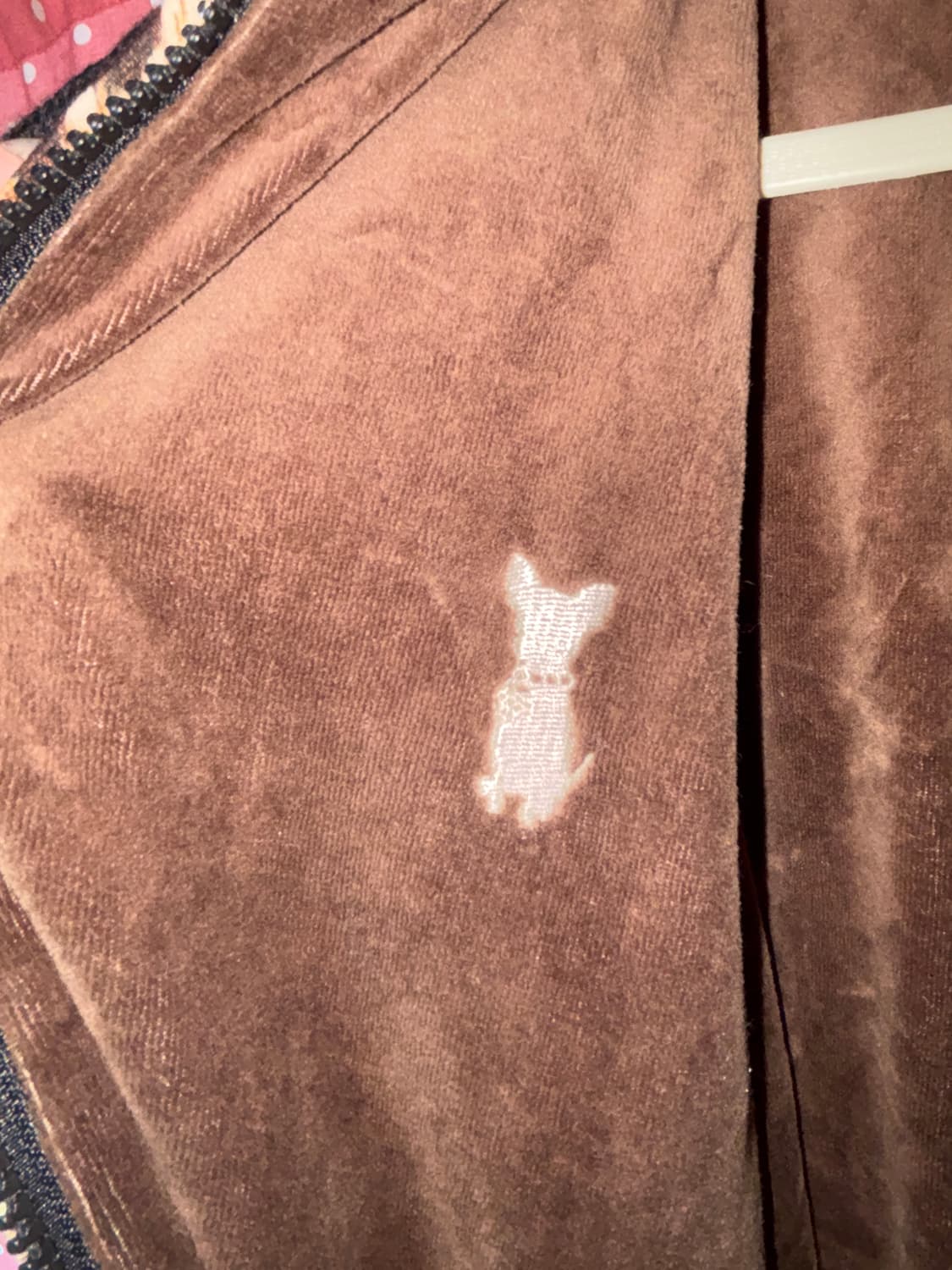 [KateRuber] 리버시블 호피 벨벳 집업 상품이미지4