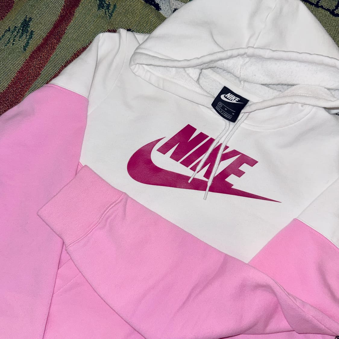 NIKE 우먼스 스우시 컬러블록 후디 M(Women’s) 상품이미지1