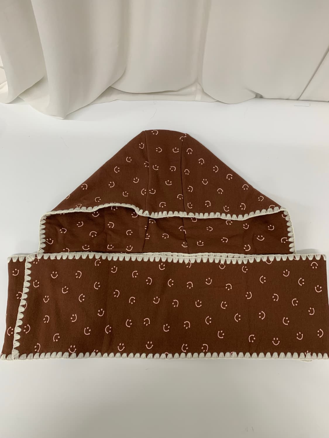 MINJIENA smile hood muffler brown 상품이미지5