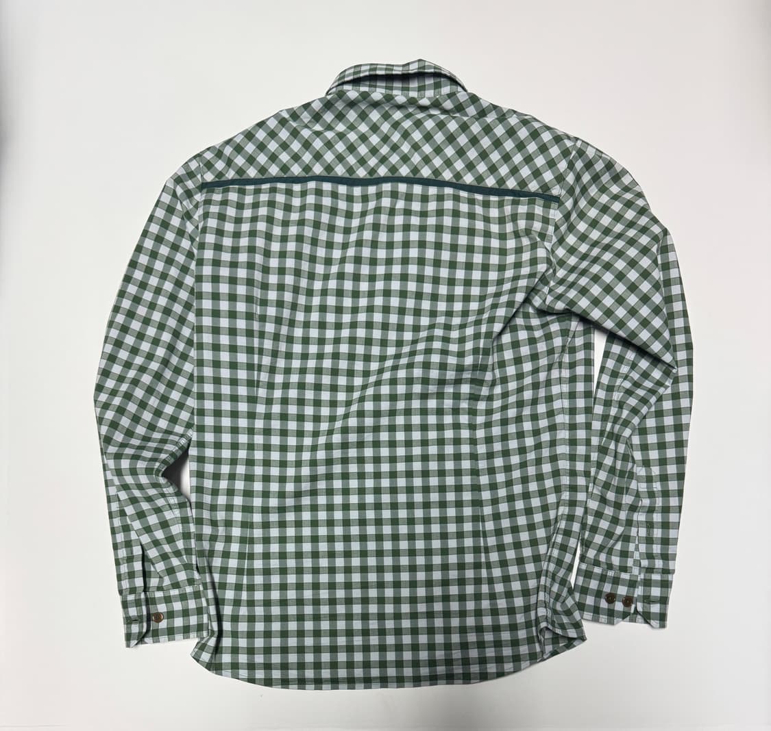 코오롱스포츠 기능성 체크 셔츠 L 그린 상품이미지3