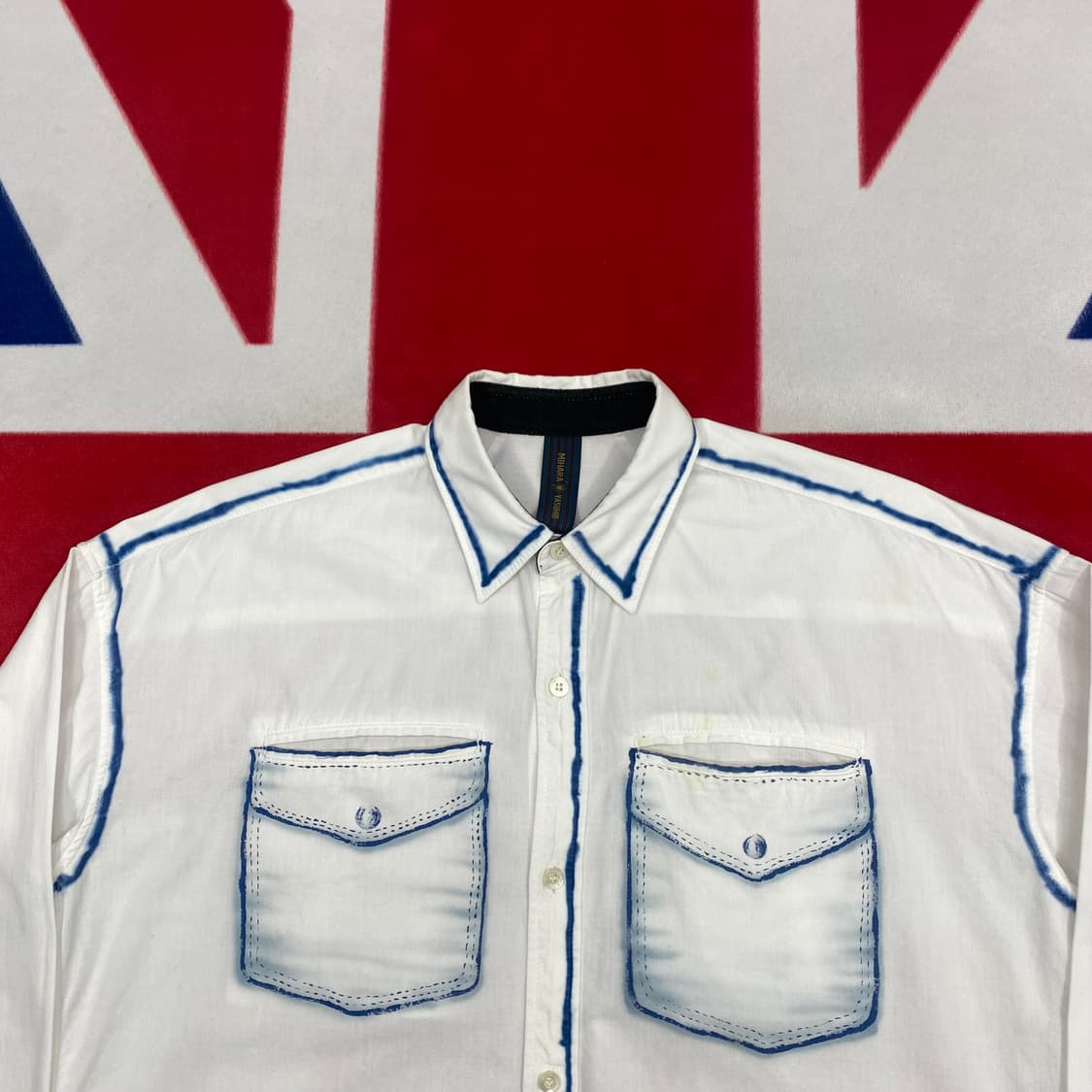 미하라 야스히로 셔츠  44 실측 L 상품이미지3