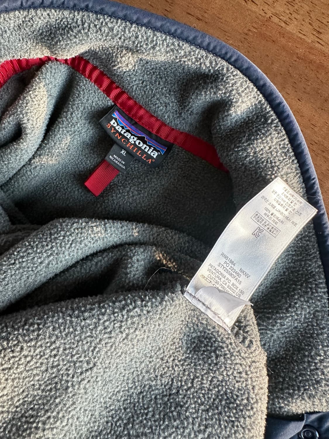 파타고니아 신칠라 XL 그레이 상품이미지2