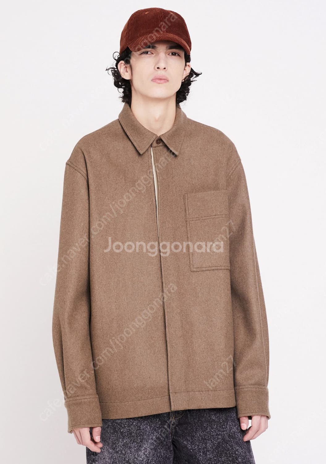 에뛰드 스튜디오 울 핸드메이드 셔츠 자켓 상품이미지7