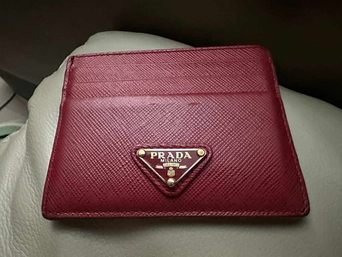 프라다 카드 지갑 파이어리 레드 상품이미지2