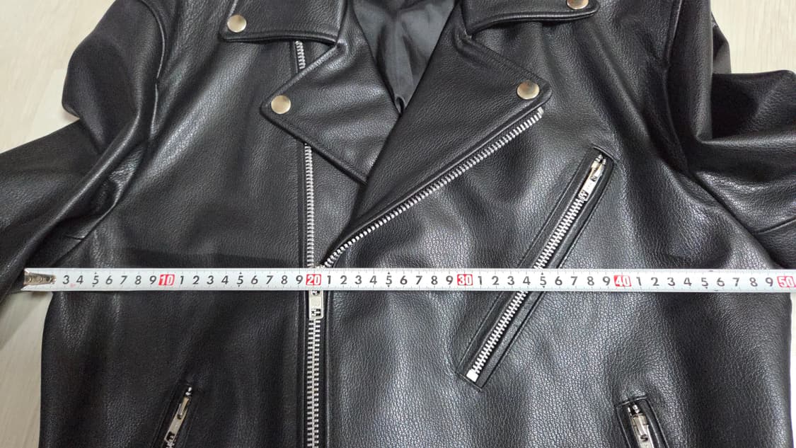 (착샷) 로파이 가죽자켓 바이커 소가죽 상품이미지7
