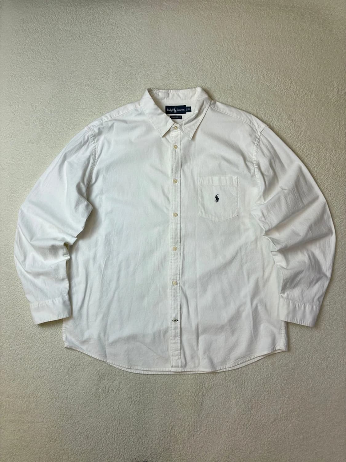폴로 랄프로렌 90's USA 화이트 옥스퍼드 셔츠 PN5761 상품이미지1