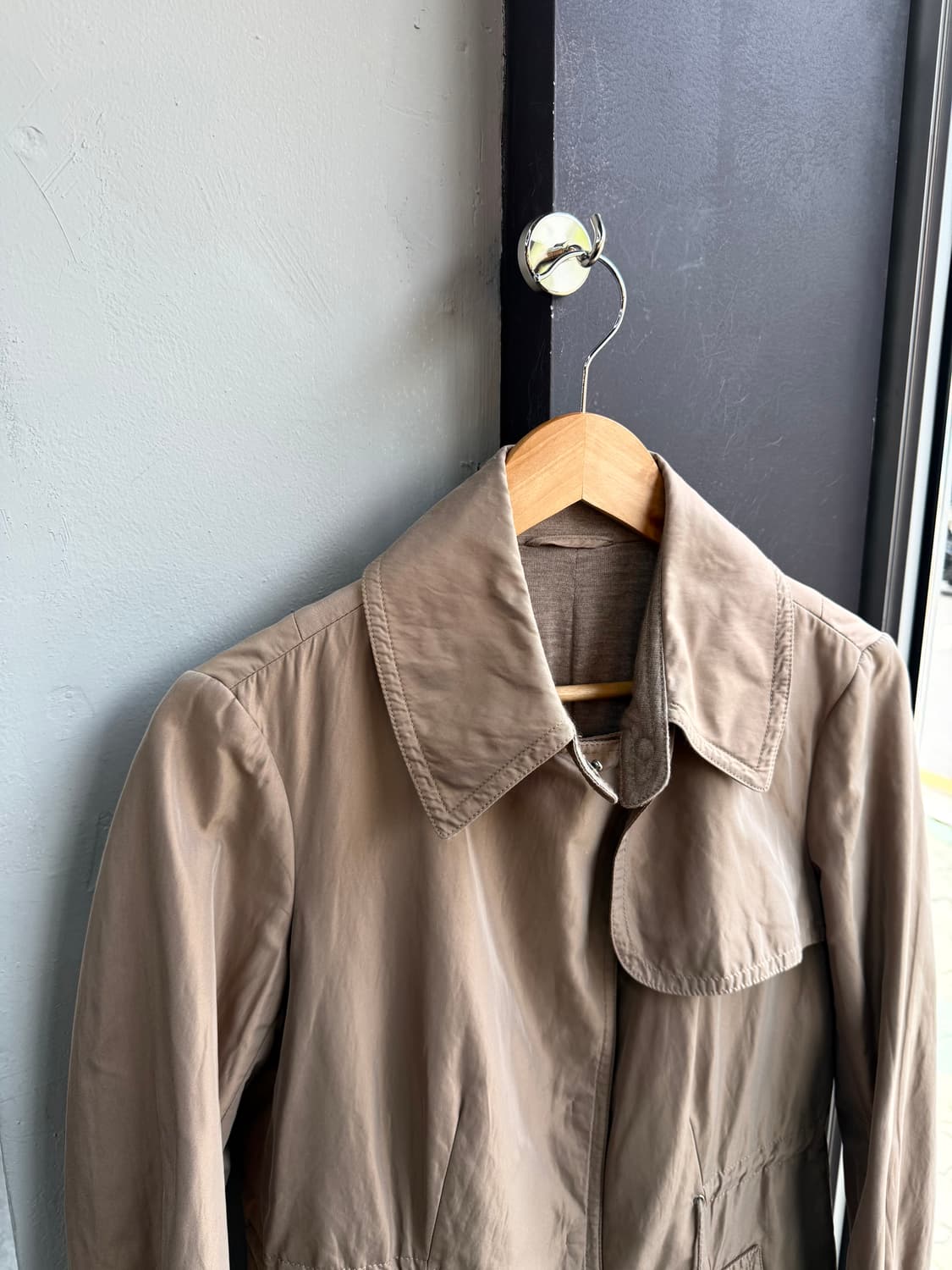 .IT44/ 브루넬로 쿠치넬리 캐시미어 블렌딩 패널 코트 상품이미지3