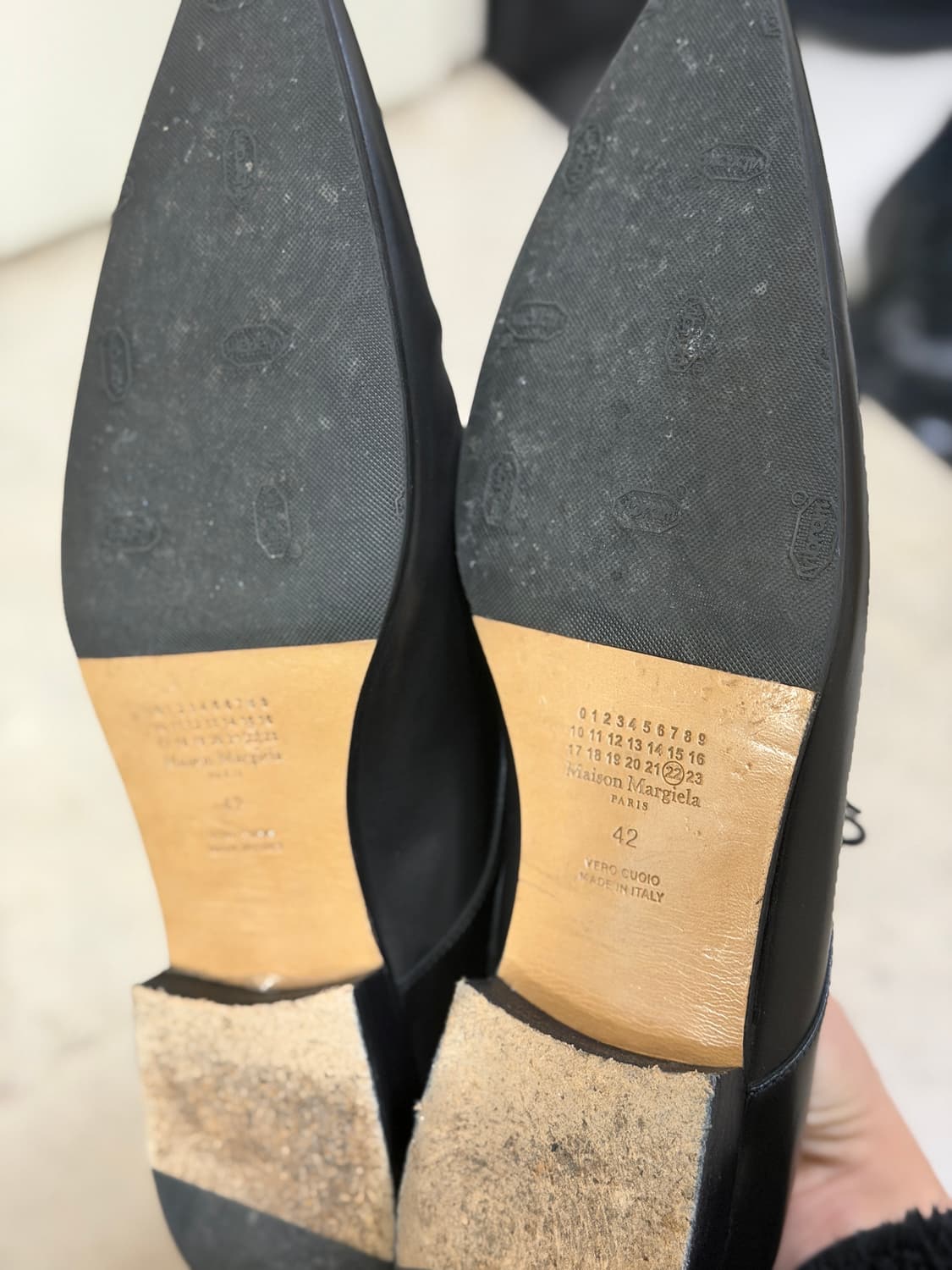 메종 마르지엘라 남성 구두 블랙 42 렉토 상품이미지3