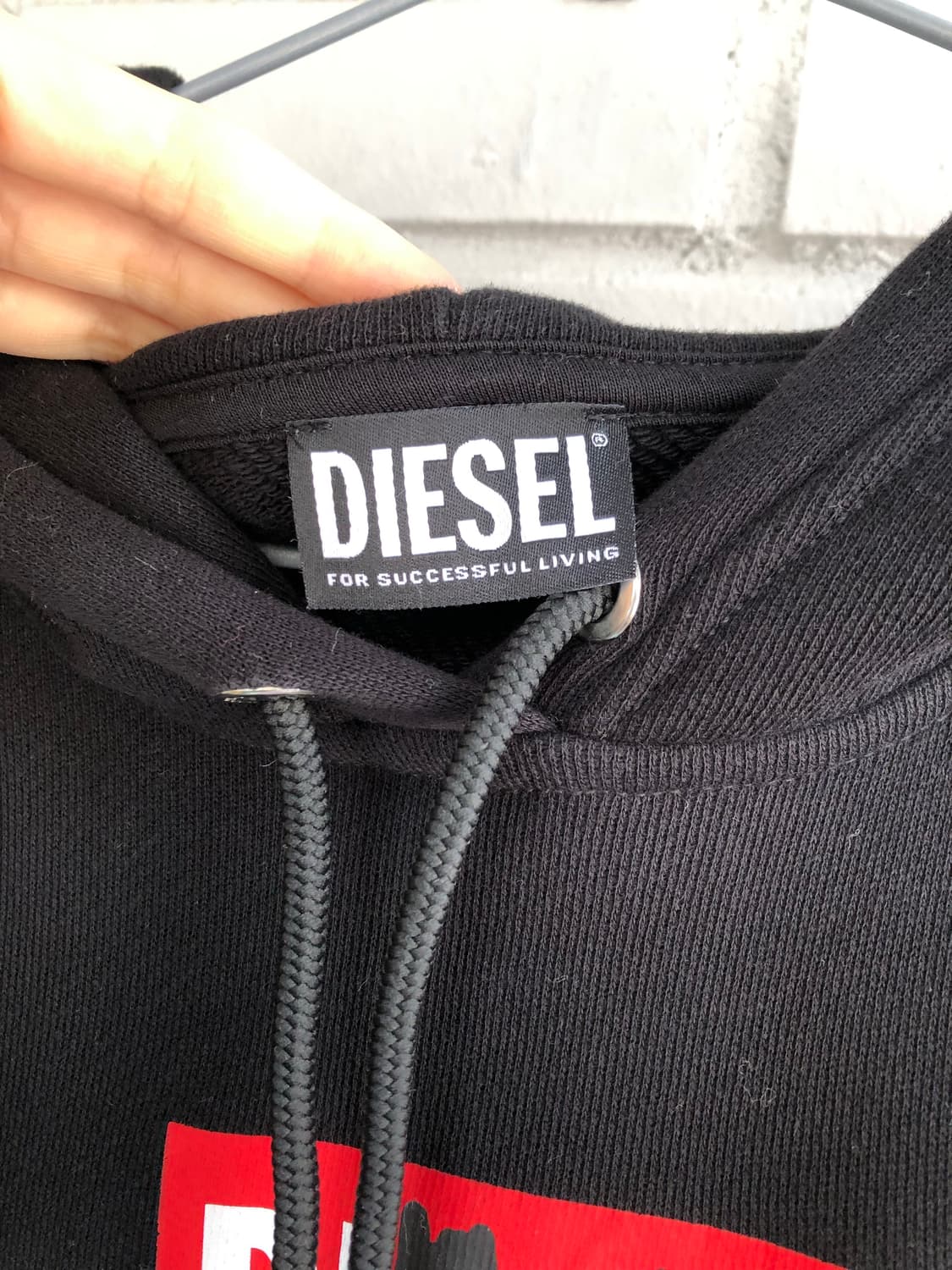 디젤 스웨트 후드 원피스 상품이미지2