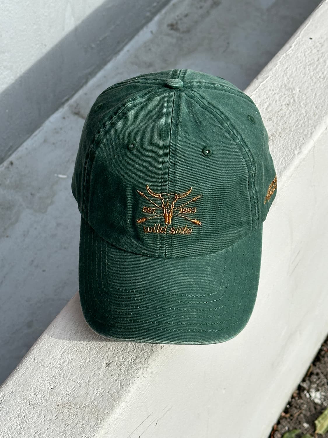 [F] carbon212 로고 그린 볼캡 모자 상품이미지1