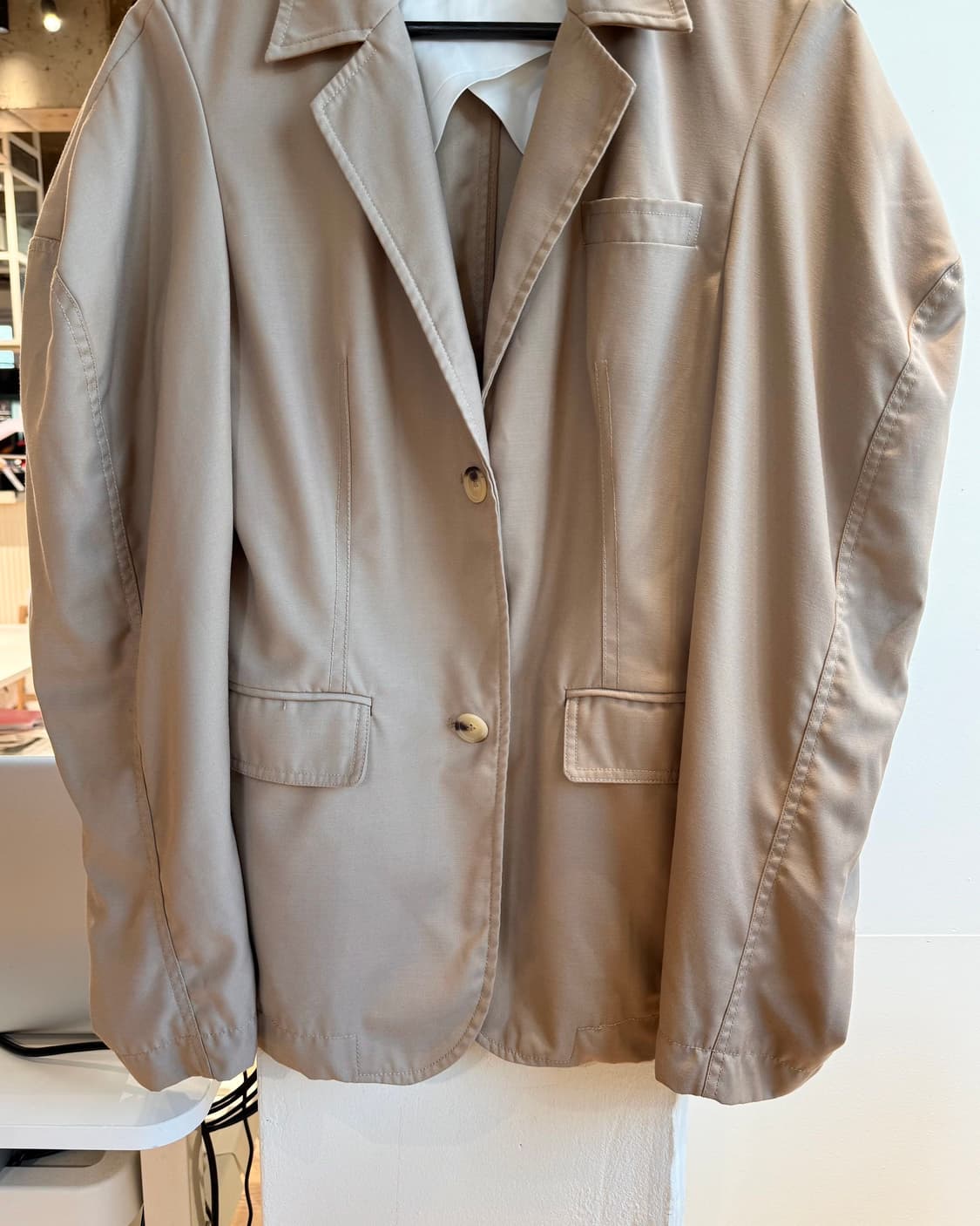 랑방 베이지 2b 블레이저 자켓  상품이미지6