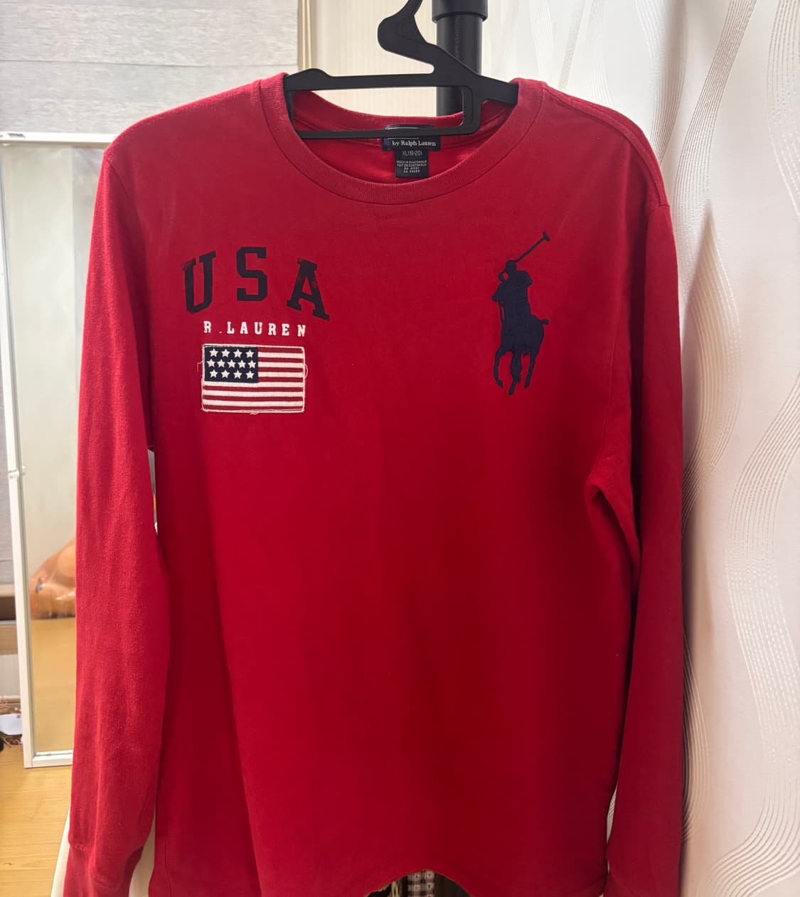 빅포니 성조기 레드 롱슬 상품이미지1