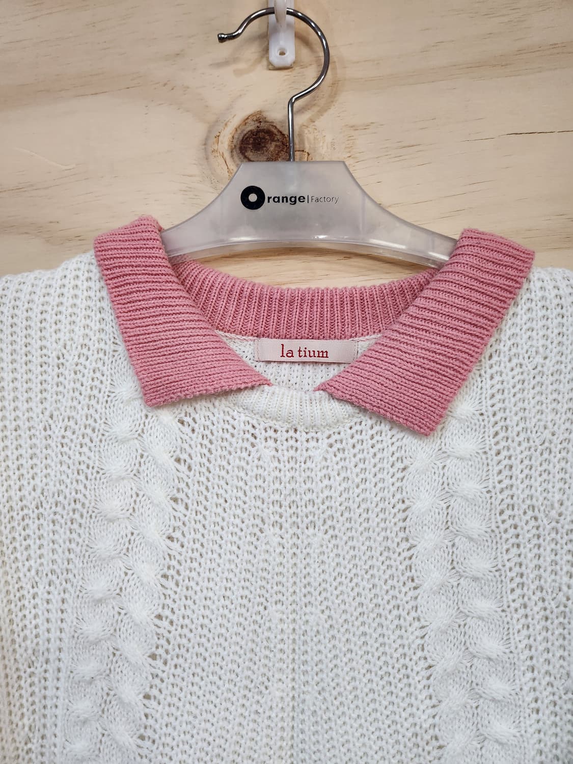 643) 라티움 LA TIUM 카라 니트티 상품이미지5