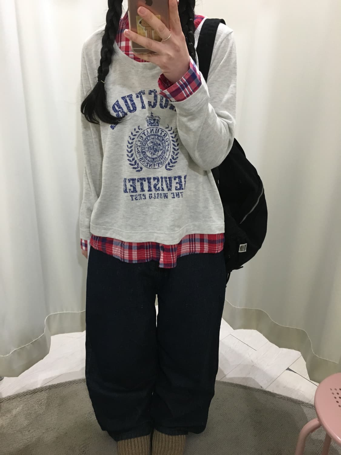 생지컬러 와이드 데님 팬츠 상품이미지4