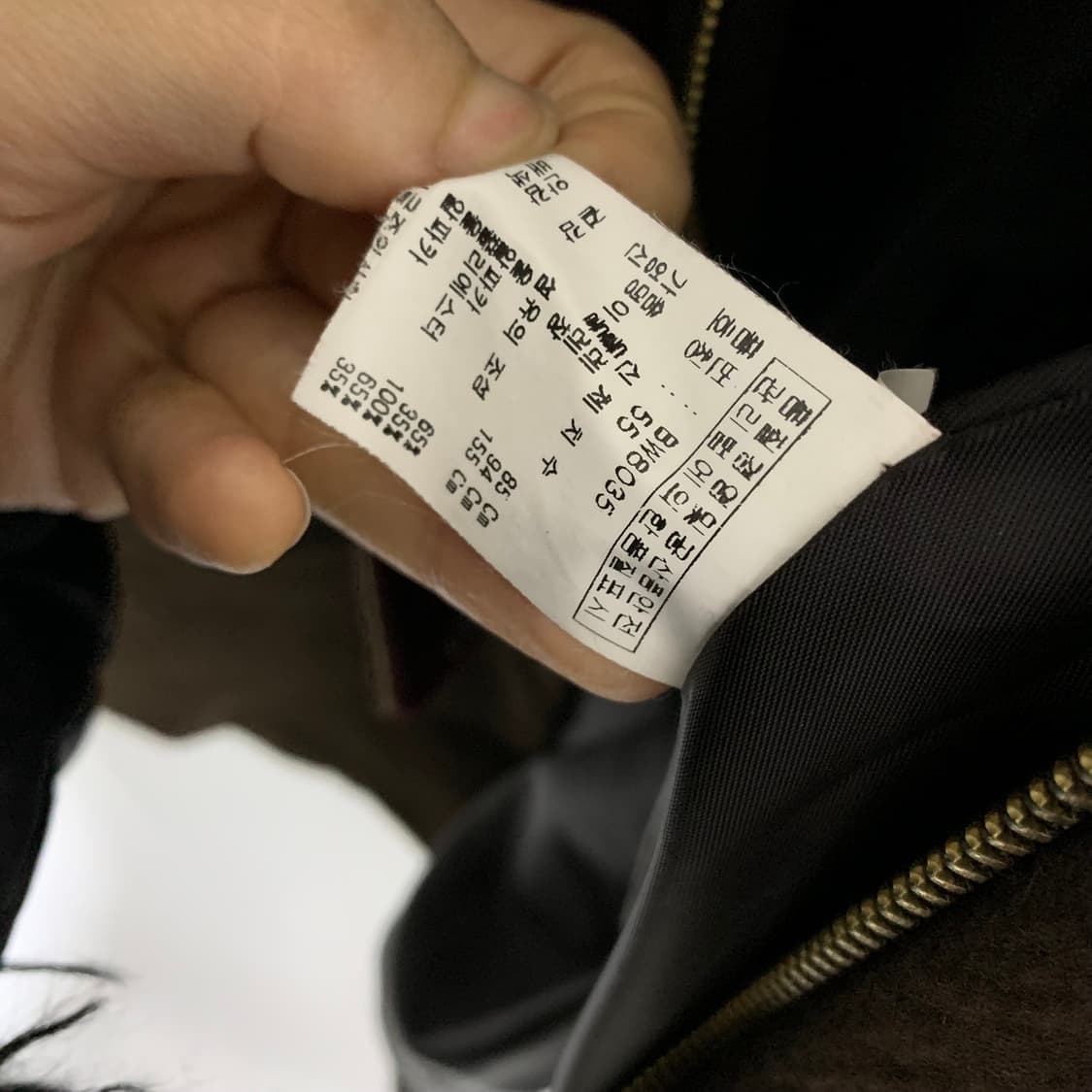 TIME 타임 한섬 빈티지 모직 코트 다크 브라운 상품이미지8