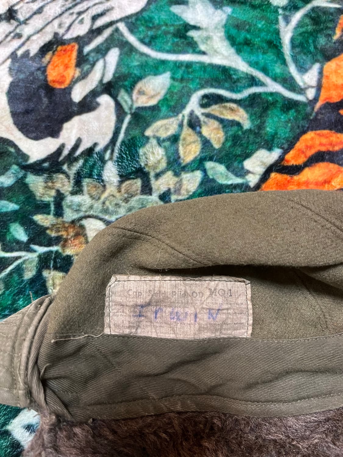 50s korean war pile cap (7) 상품이미지4