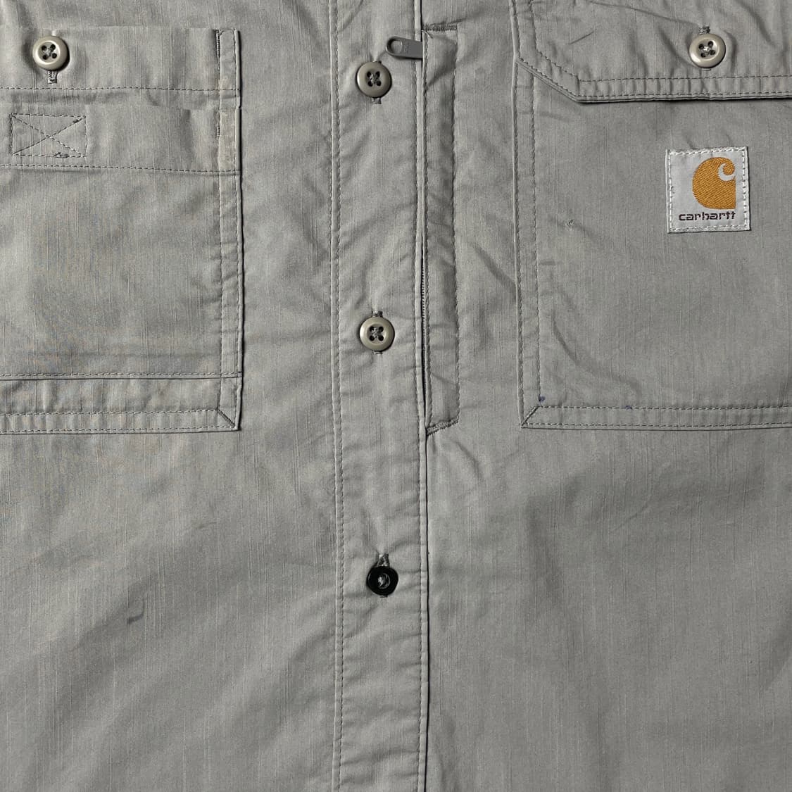 CARHARTT 칼하트 빈티지 그레이 플랩포켓 워크 셔츠 A00892 상품이미지4