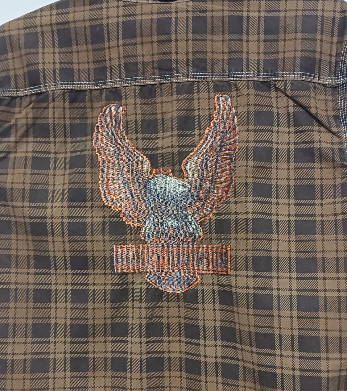 할리데이비슨 뒤포인트 체크셔츠 상품이미지7