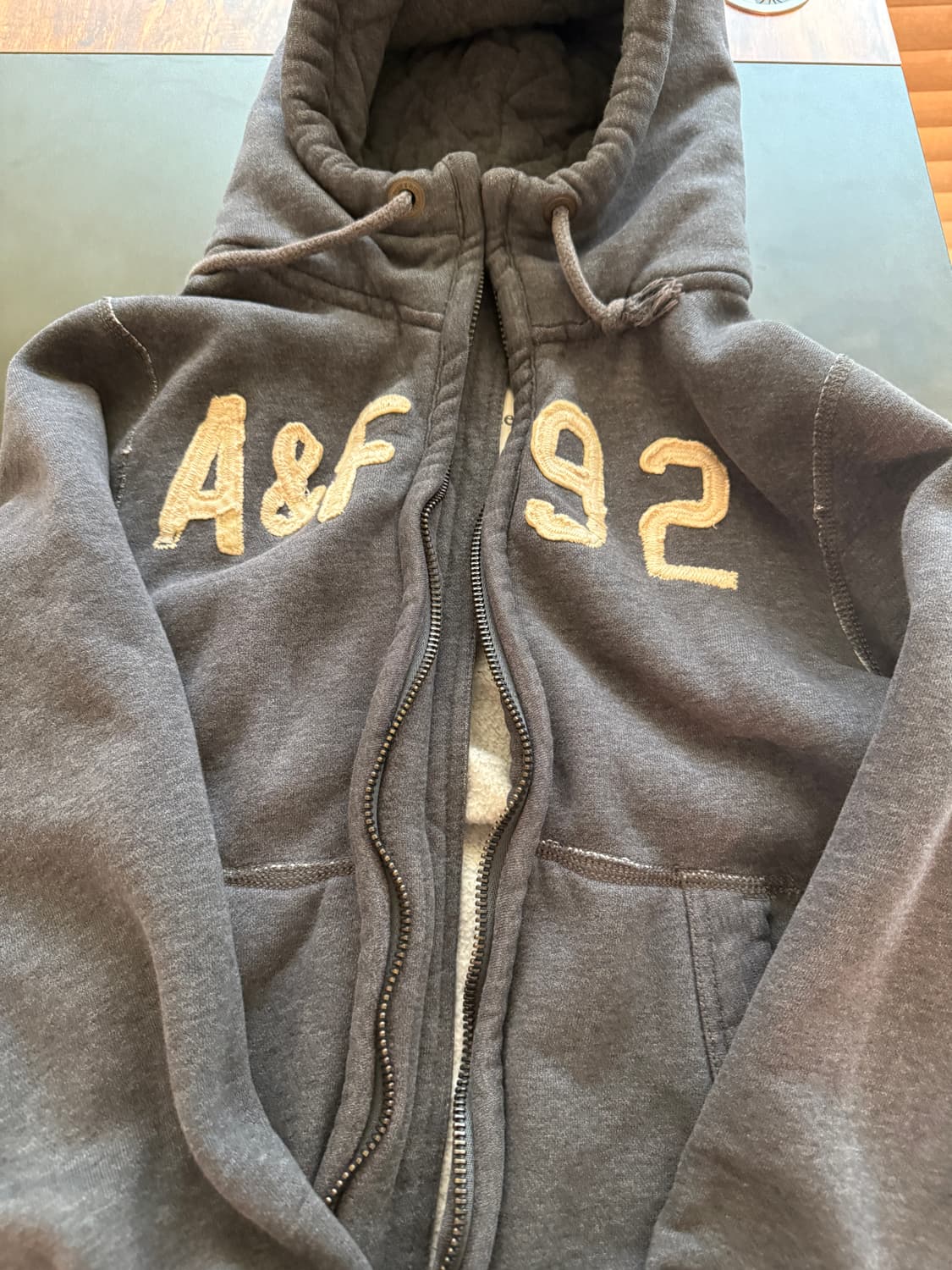 A&F 아베크럼비 후드  하이  집업 S  아베크롬비  구재 빈티지 상품이미지3