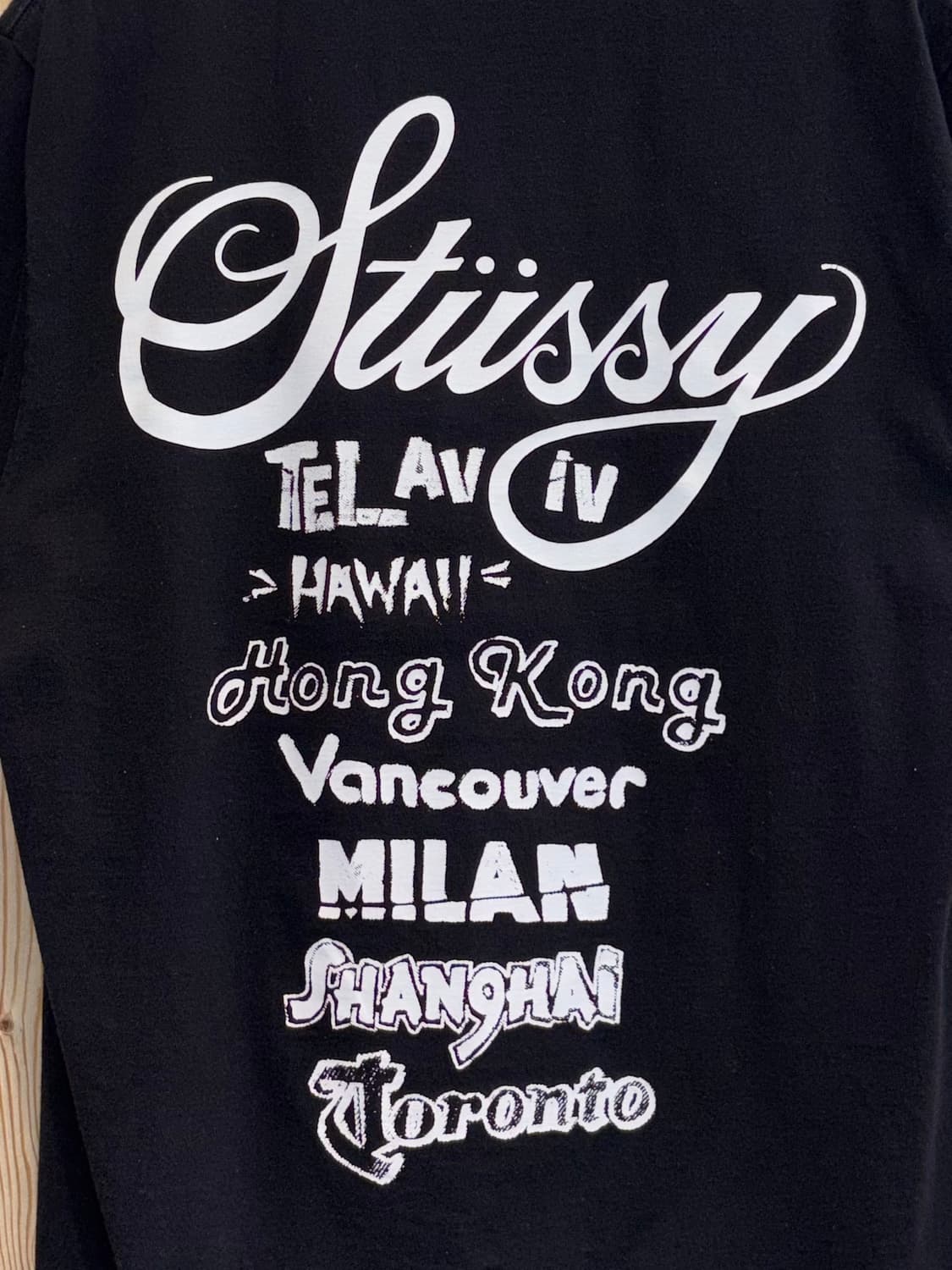 스투시 월드투어 티셔츠  상품이미지4