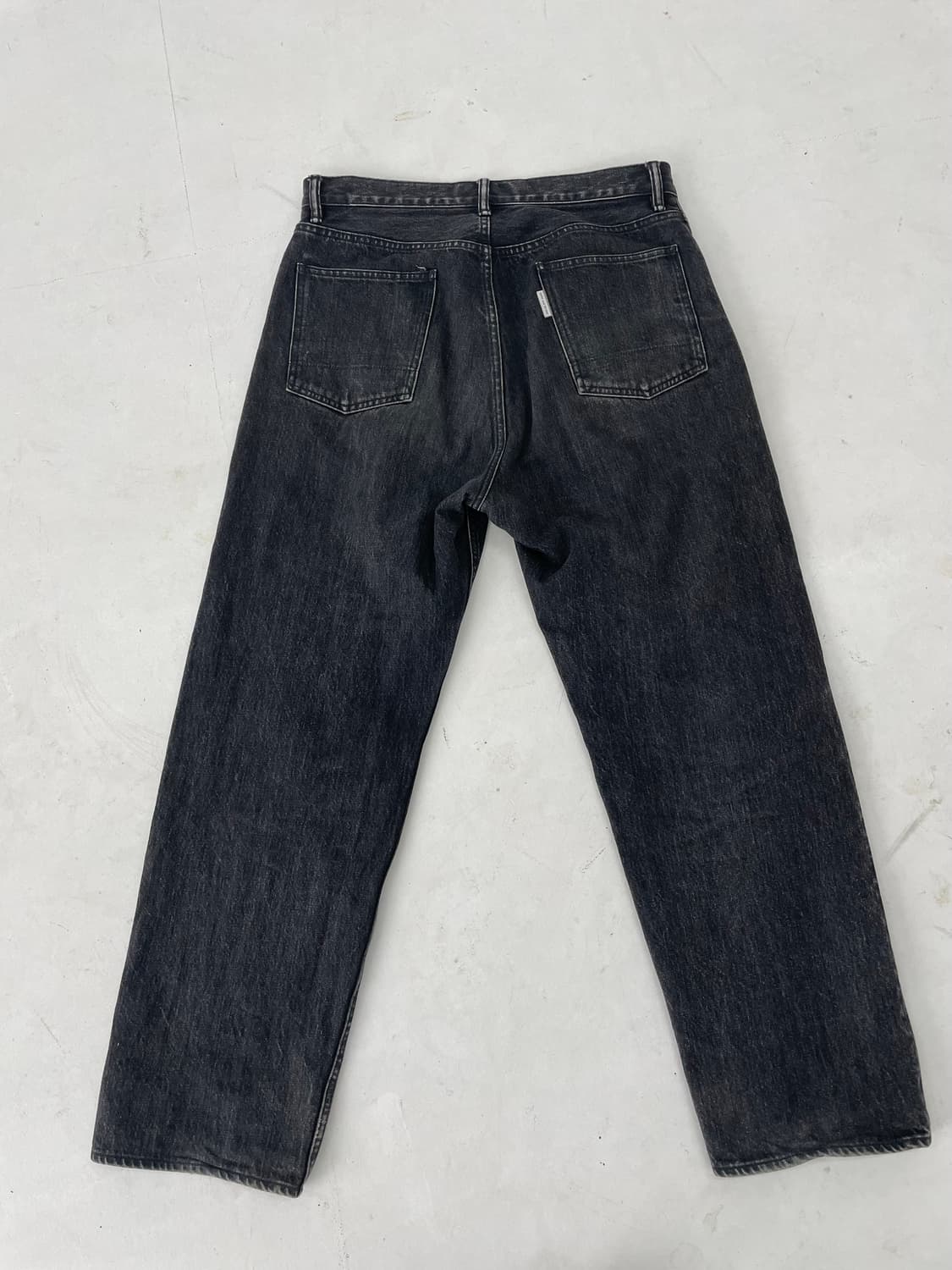 Ends and means 빈티지 워싱 블랙 데니 상품이미지4