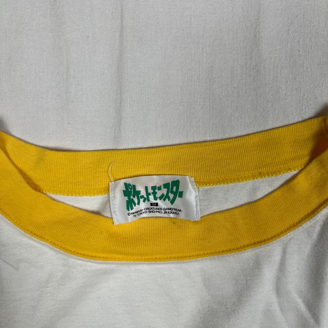 90‘s 닌텐도 피카츄 pikachu 카툰 프린트 반팔티 상품이미지6