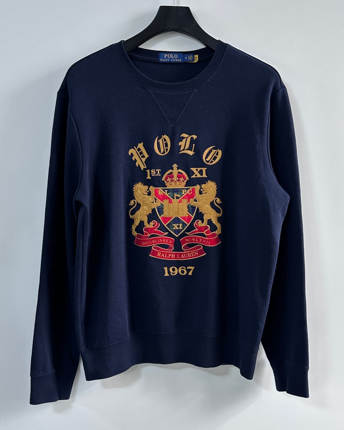 폴로 크라운 자수로고 맨투맨 (va.17) 상품이미지1