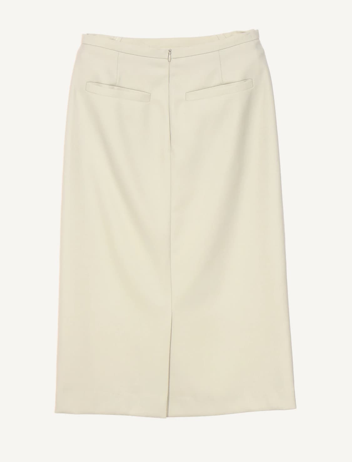 킨더살몬 아이보리 미디 스커트 상품이미지2