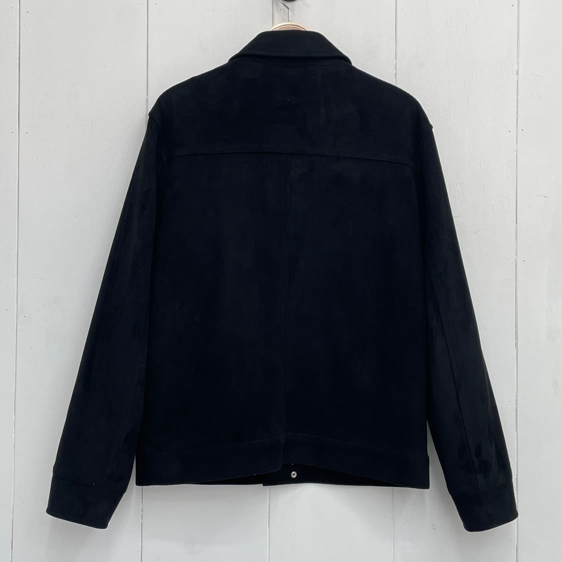 지플리시(ZPLISH) 미니멀 스웨이드 블루종 자켓 상품이미지3