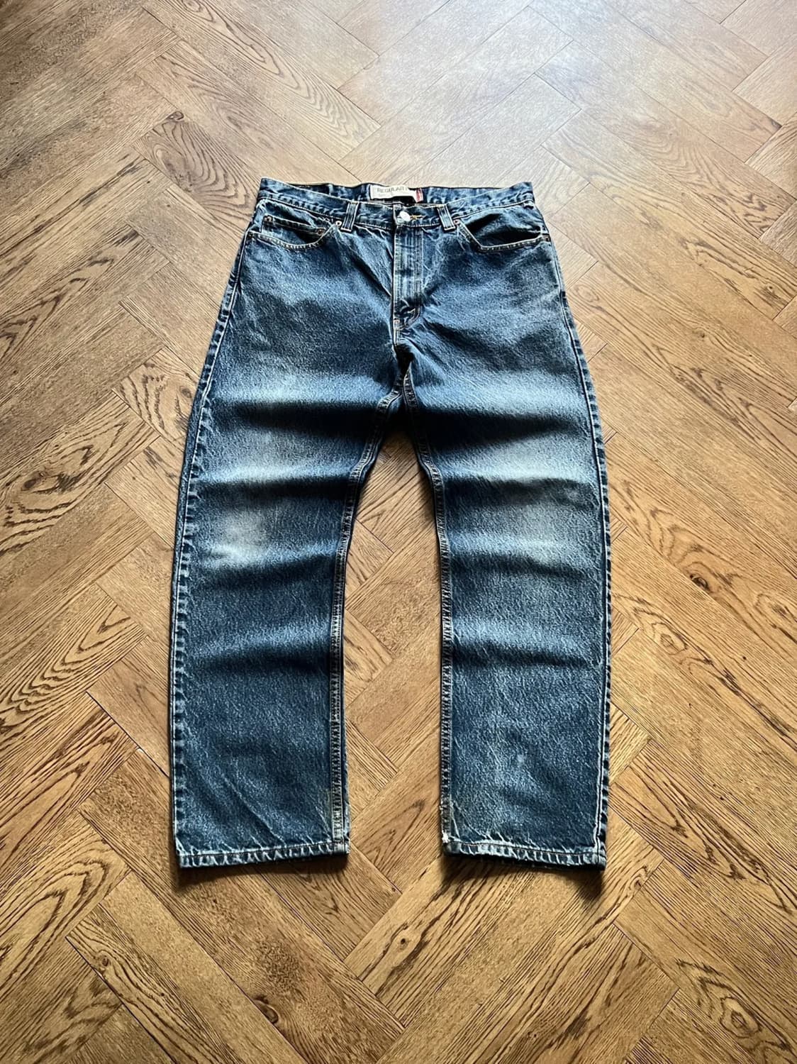 [34]00's 리바이스 USA 505 빈티지 워싱 데님 팬츠 상품이미지1