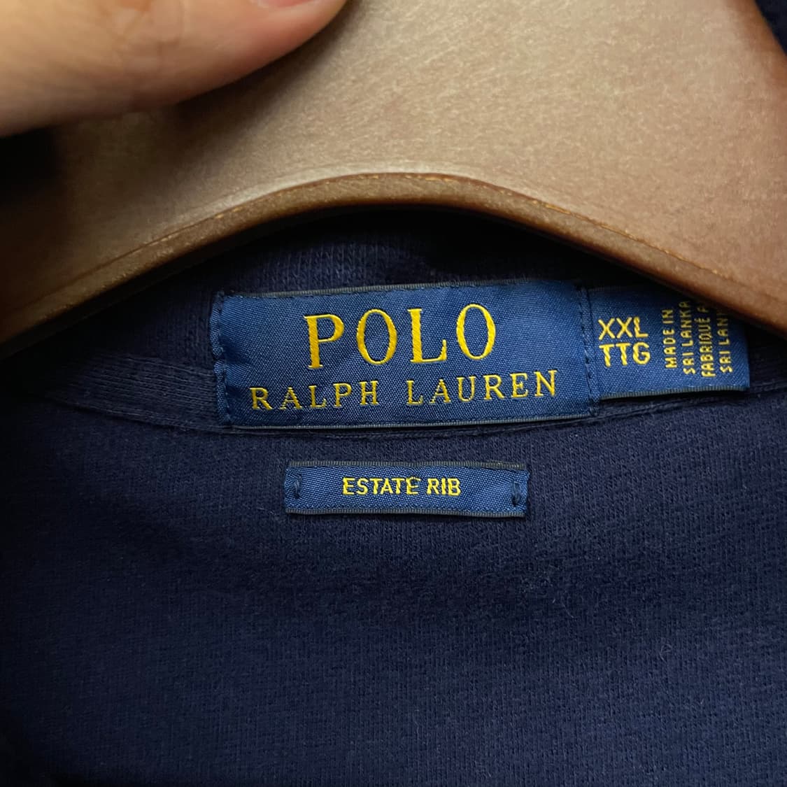 폴로 랄프로렌 신형 라벨 하프 집업 모크넥 니트 스웨터 상품이미지5
