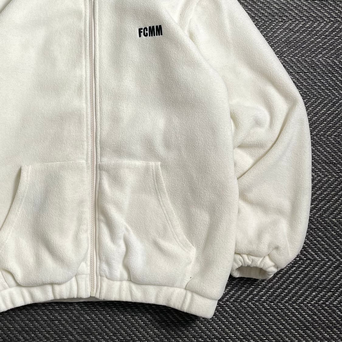 FCMM 빅로고 누빔 플리스 후드 집업 y 4485 상품이미지7