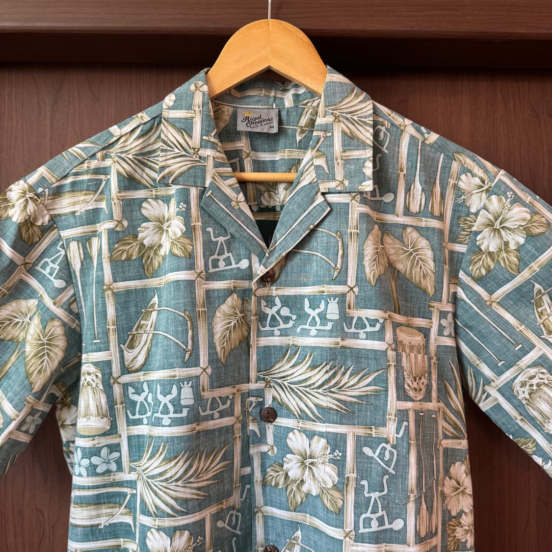 로얄크리에이션 하와이안셔츠 made in Hawaii 상품이미지2