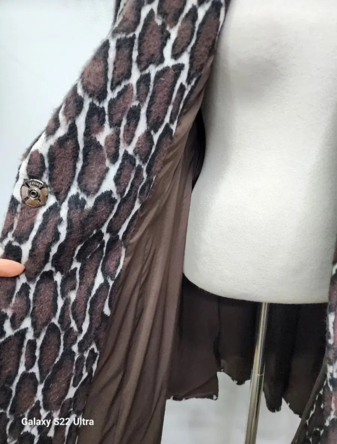 도호에이라인 호피문양코트55 상품이미지5