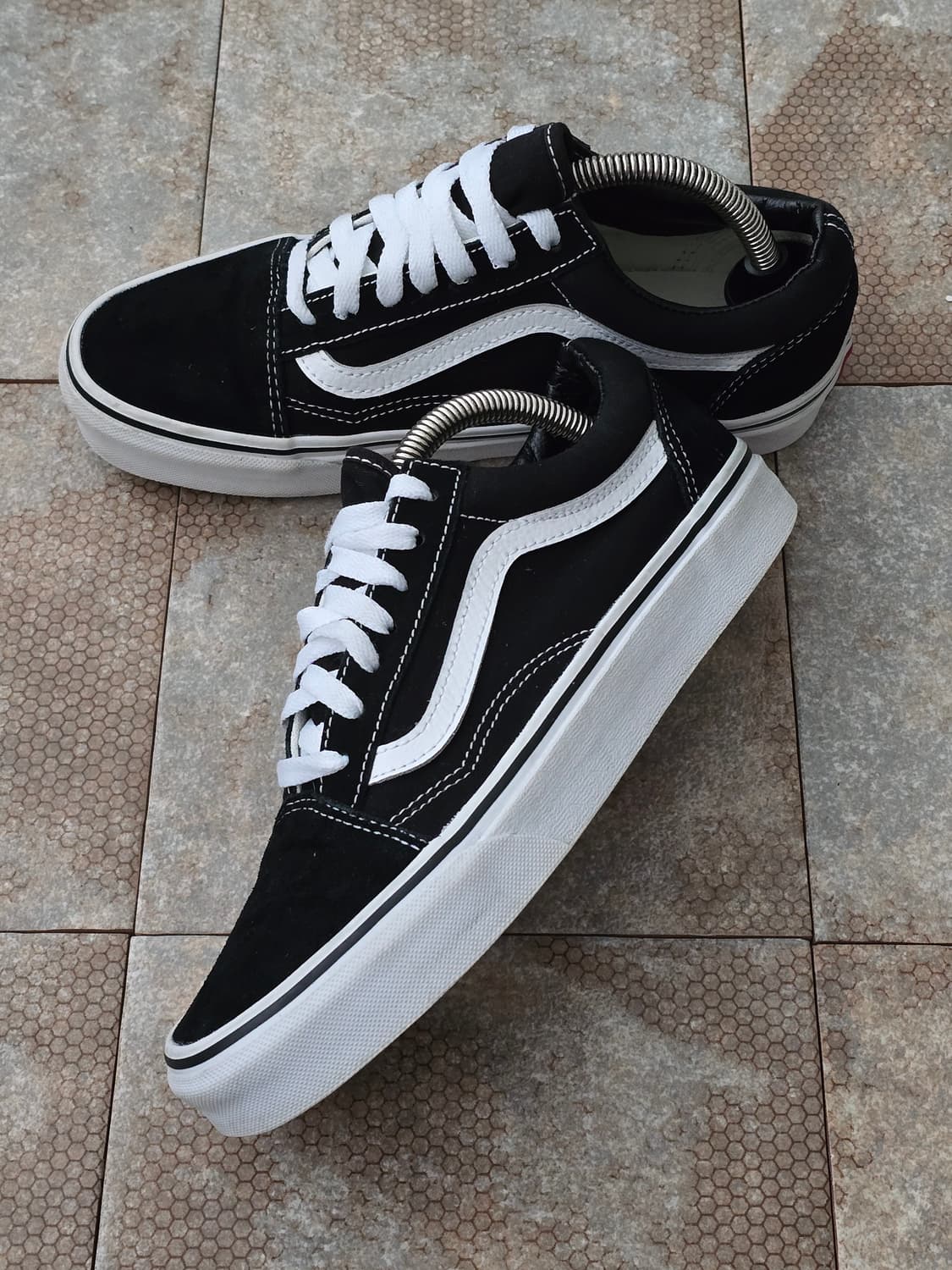 (240)반스 올드스쿨 검흰 상품이미지3