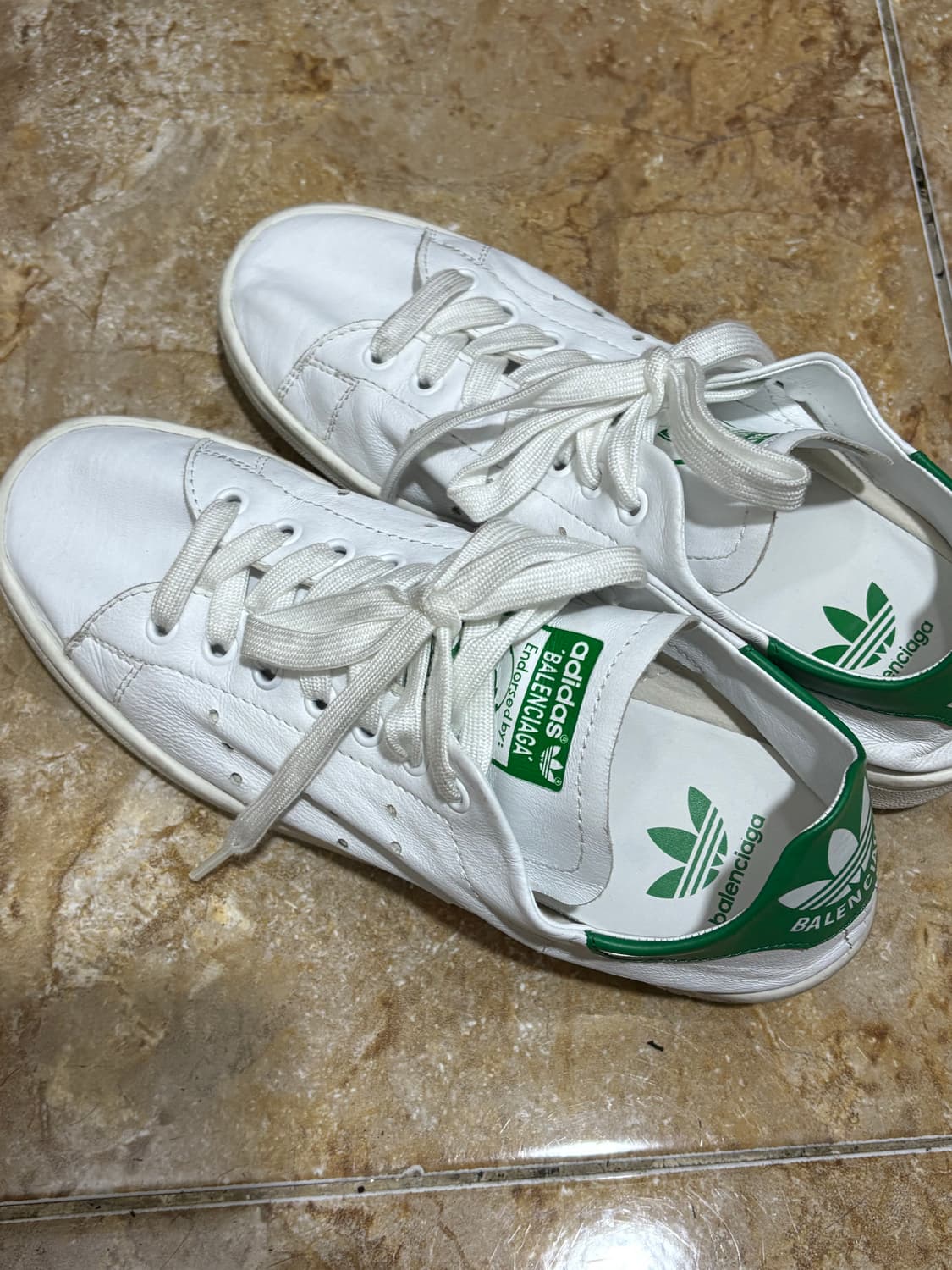 발렌시아가 스탠스미스 화이트그린 (38/240) 상품이미지2