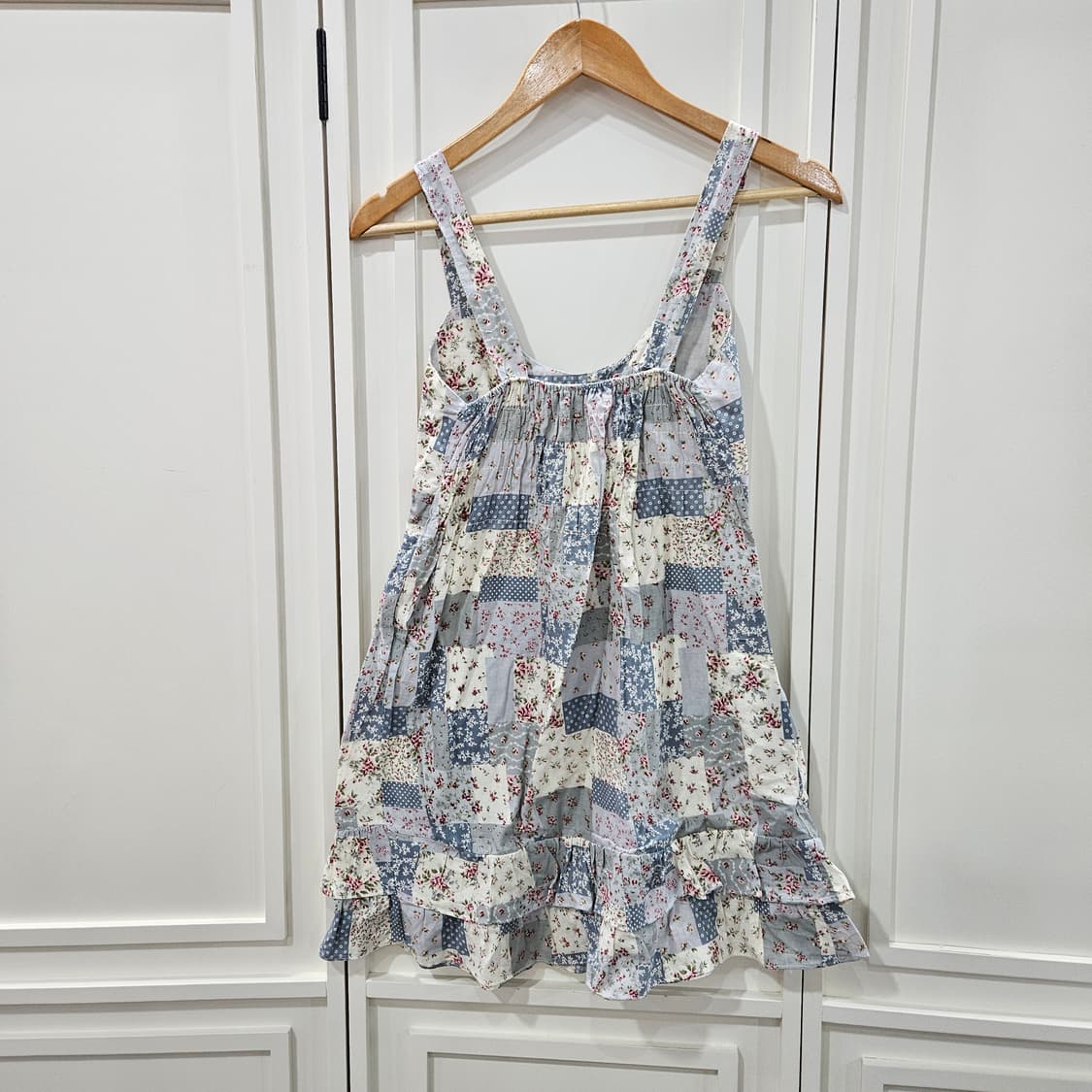 패치워크 플라워 나시 원피스 상품이미지6