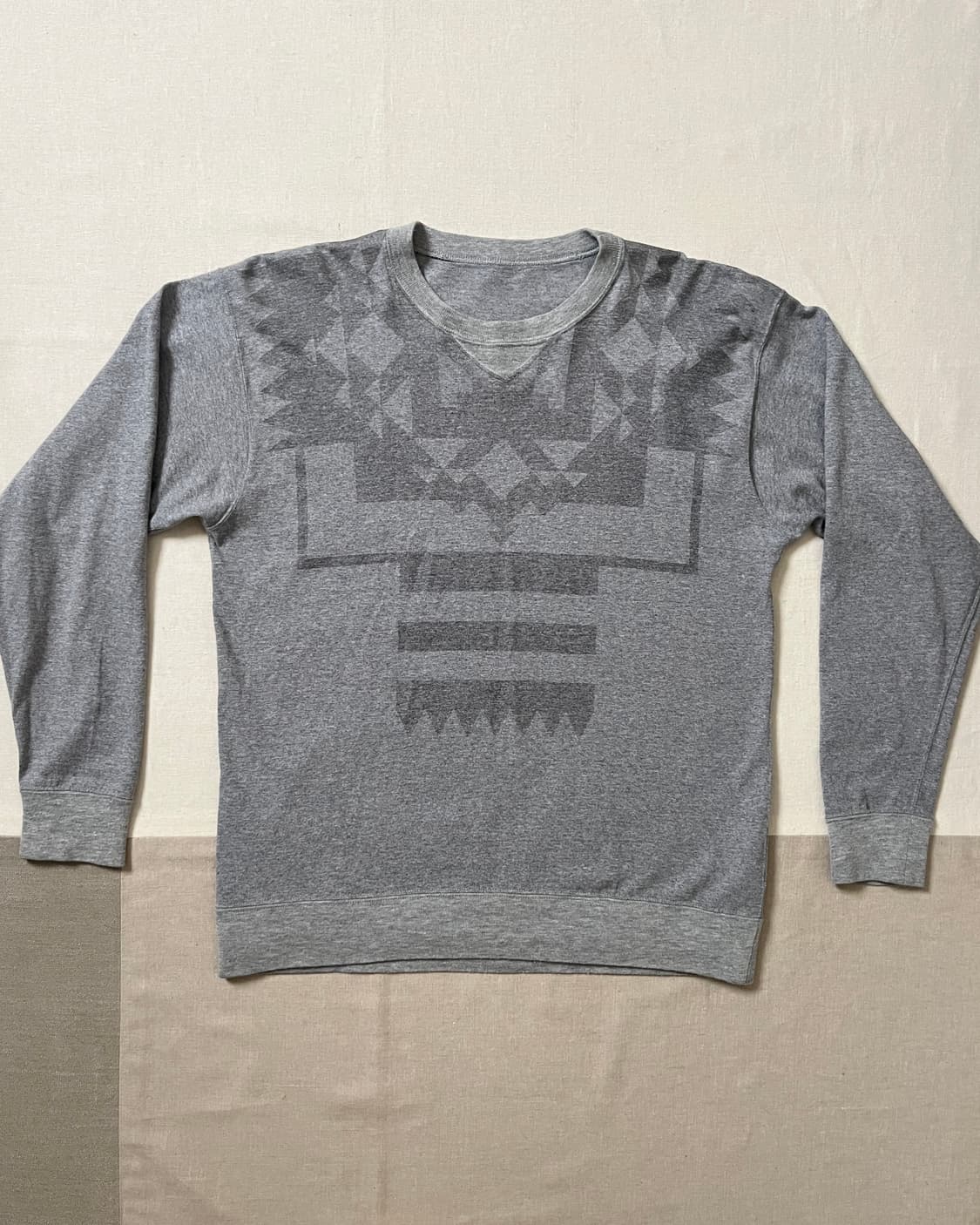 사카이 아즈텍 패턴 스웻셔츠 sacai 기하학패턴 상품이미지1