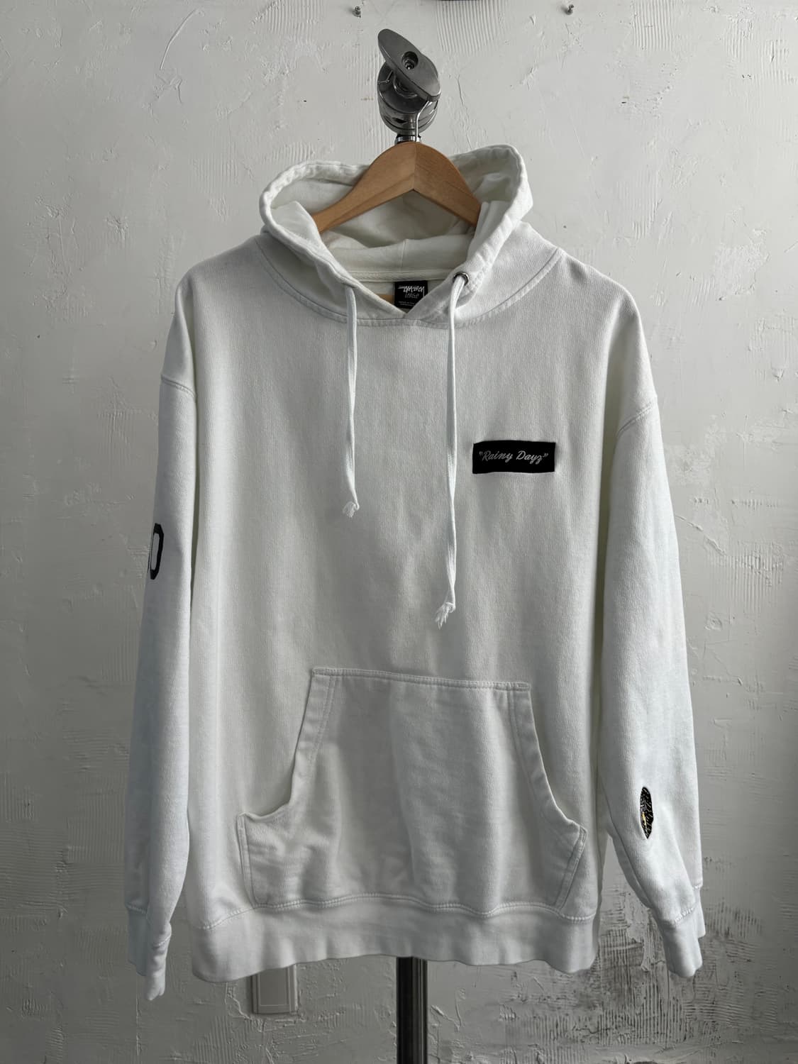 Stussy x Nexus7 스투시 x 넥서스세븐 스탁 로고 화이트 후드 상품이미지1