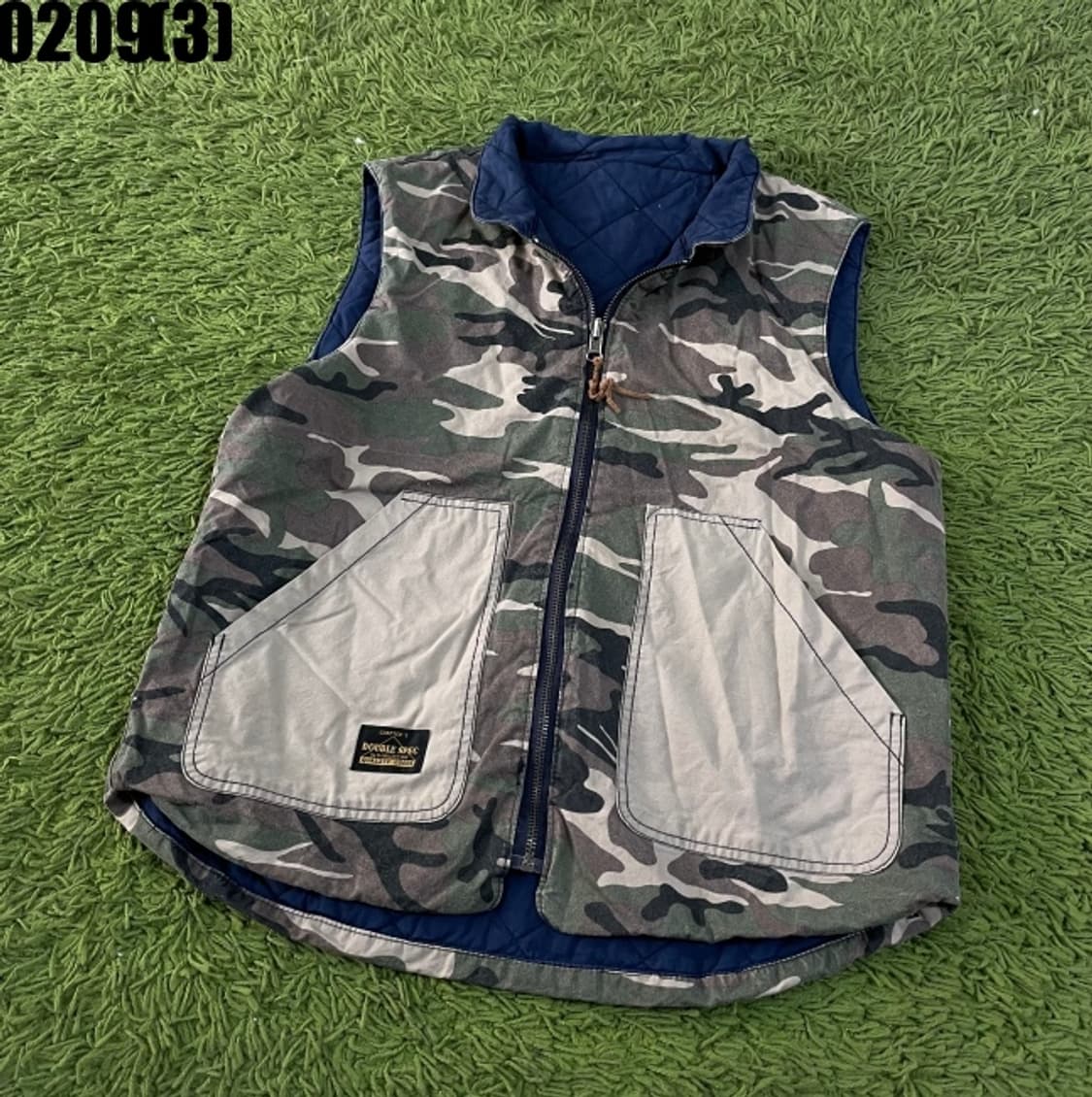 빈티지 리버시블 조끼 자켓 상품이미지1