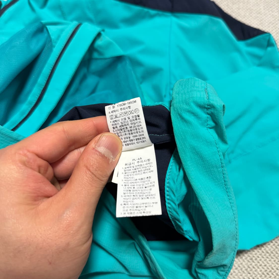 노스페이스 사이드로고 바람막이 자켓 상품이미지5