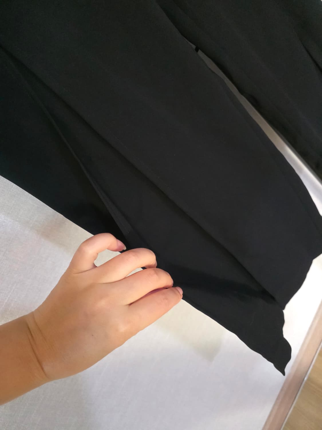 자라 여성 밑단주름 와이드팬츠 M (MEX28) 상품이미지5