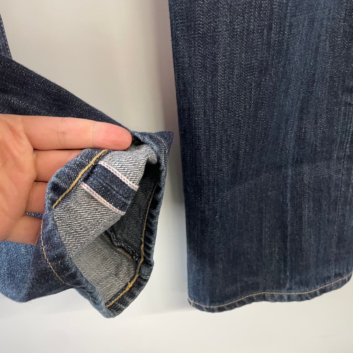 네이버후드 리지드 셀비지 데님팬츠 상품이미지5