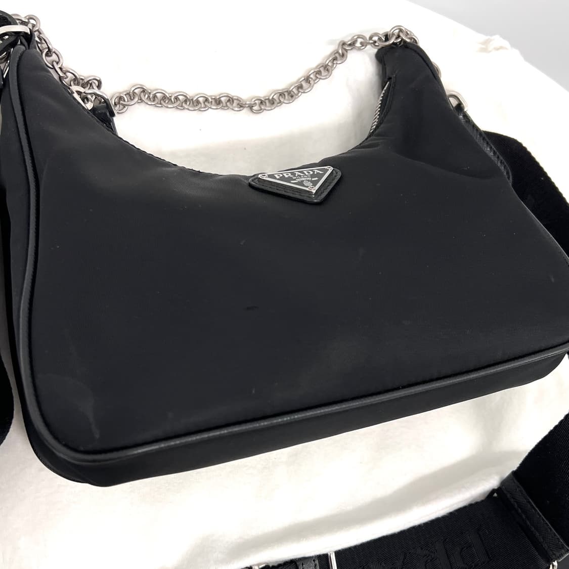 [감정완료] 프라다 나일론 멀티 테수토 호보백 크로스백 (1BH204) 상품이미지7