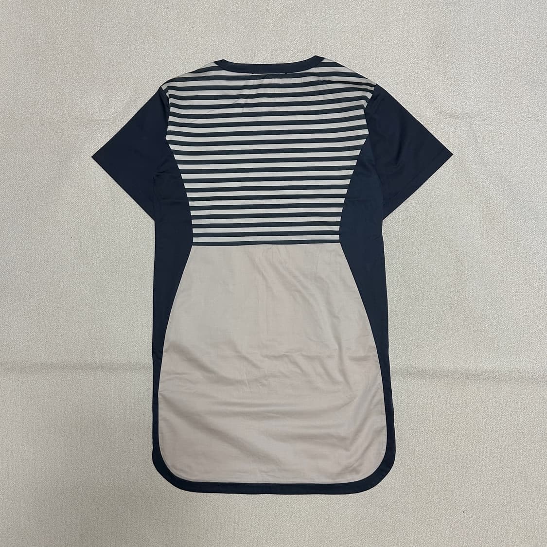 막스마라 스트라이프 배색 반팔 원피스 상품이미지2